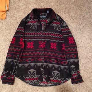 EUC Chaps fleece flannel size M